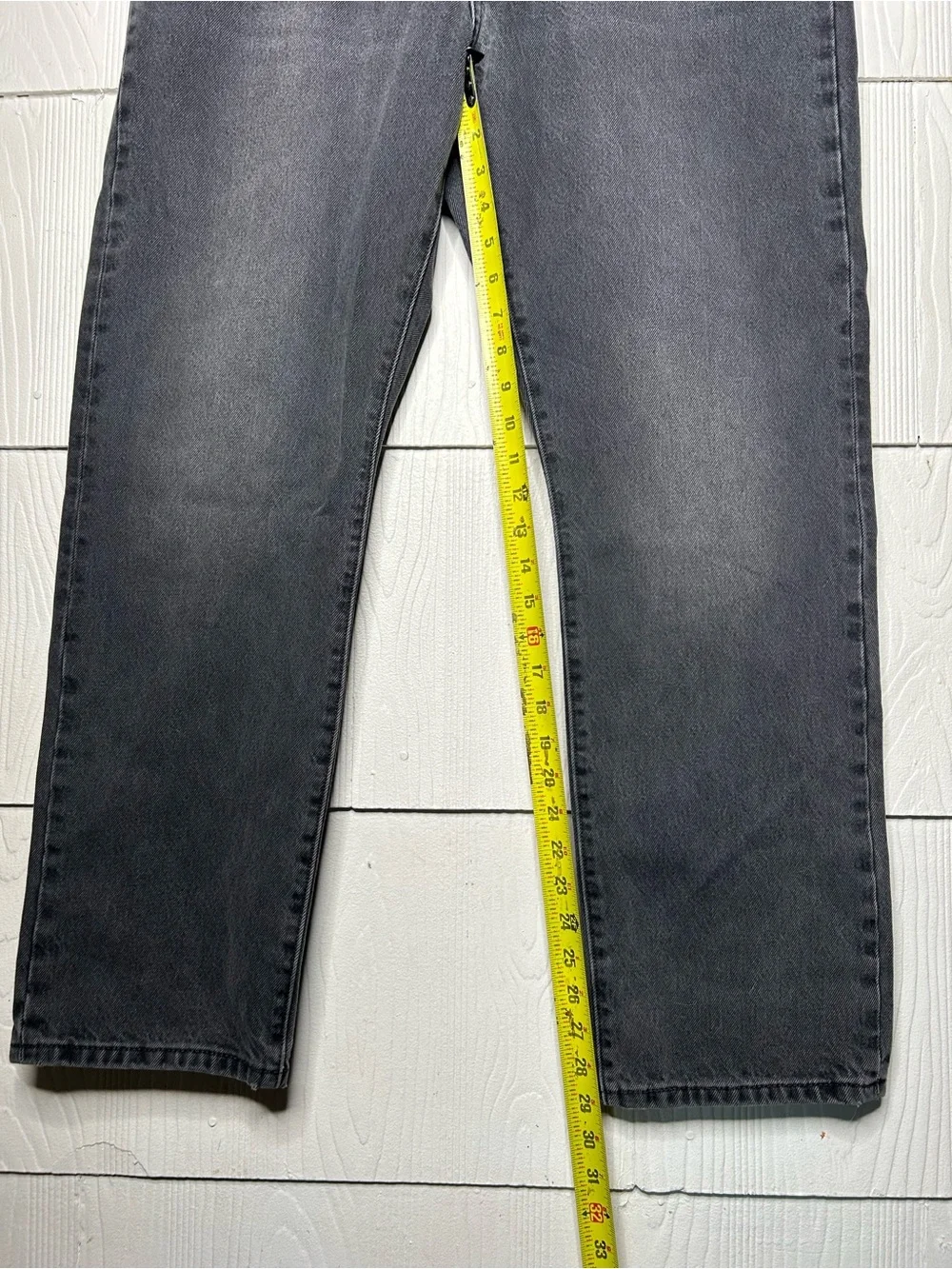 Levi's Men’s Relaxed Jeans - Washed Black Denim